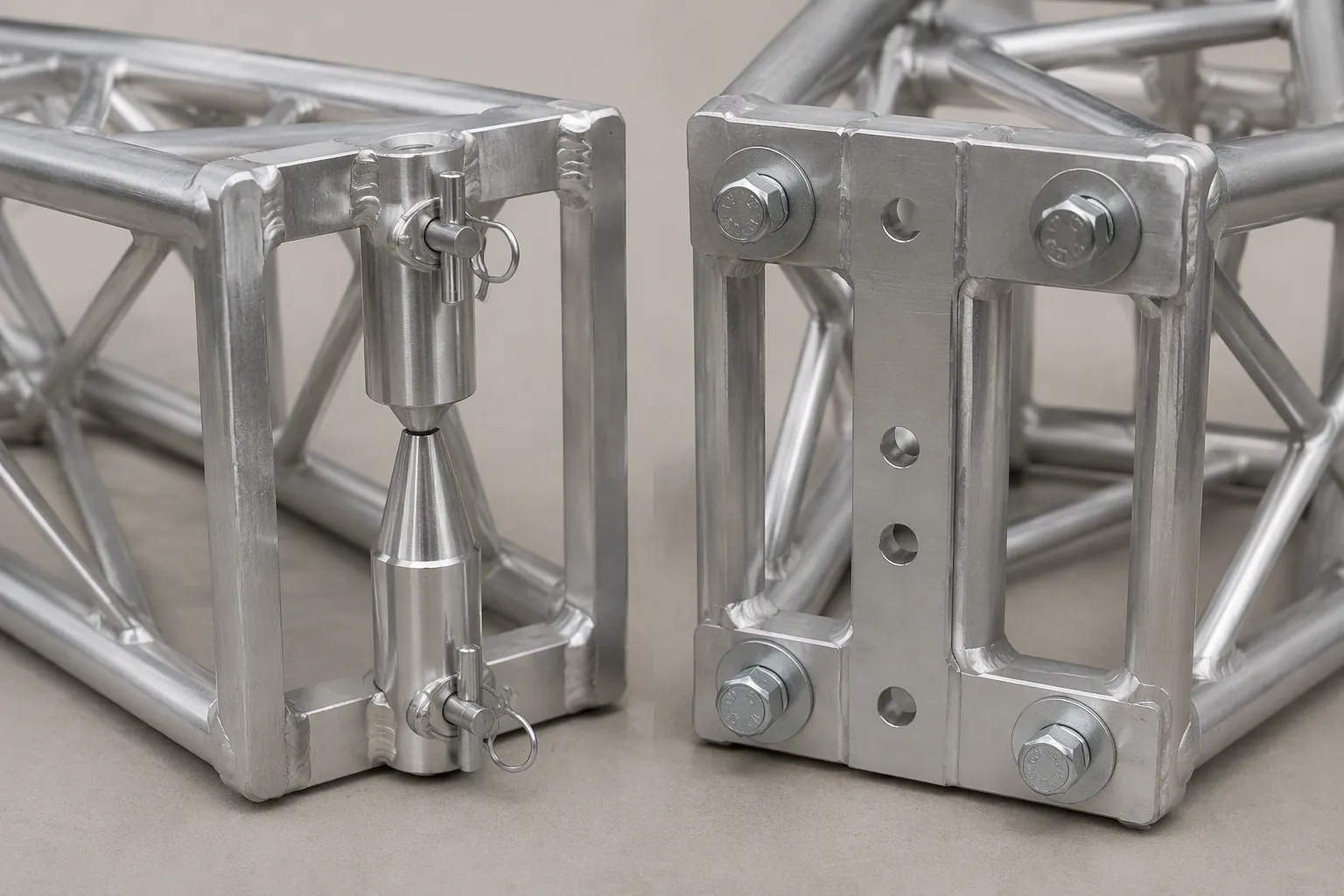 Spigot Truss and Bolt Truss Connection Methods