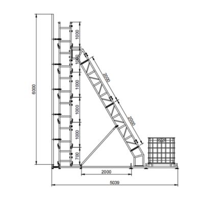 Aluminum LED Screen Support 8*6m