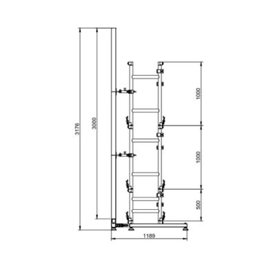 Aluminum LED Wall Support 5*3m