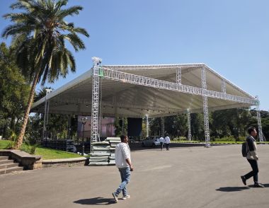 30-Meter Pillar-Free Truss Solution for Large-Scale Outdoor Event in Ethiopia