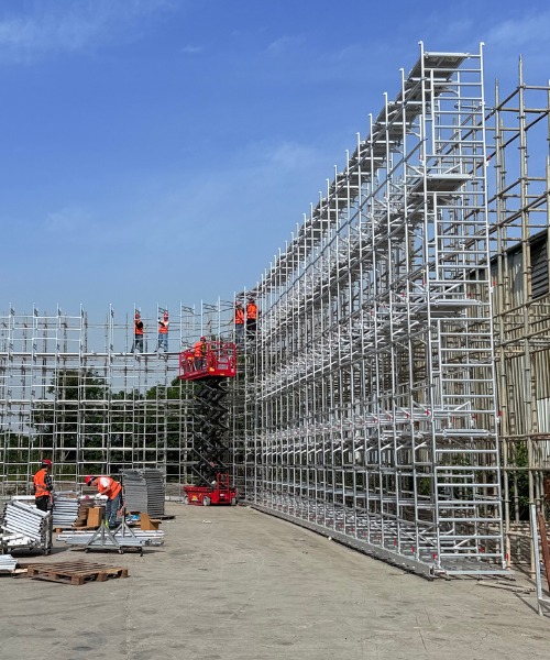 #Large Scale LED Wall Ground Support