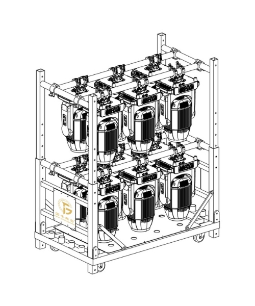 #Lighting equipment transport cart