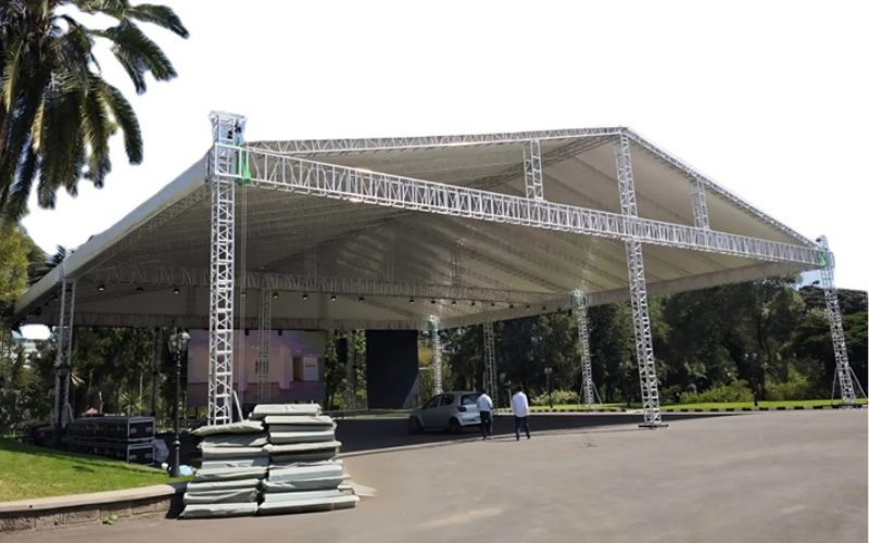 550x1500mm professional aluminum truss with fork spigot connections