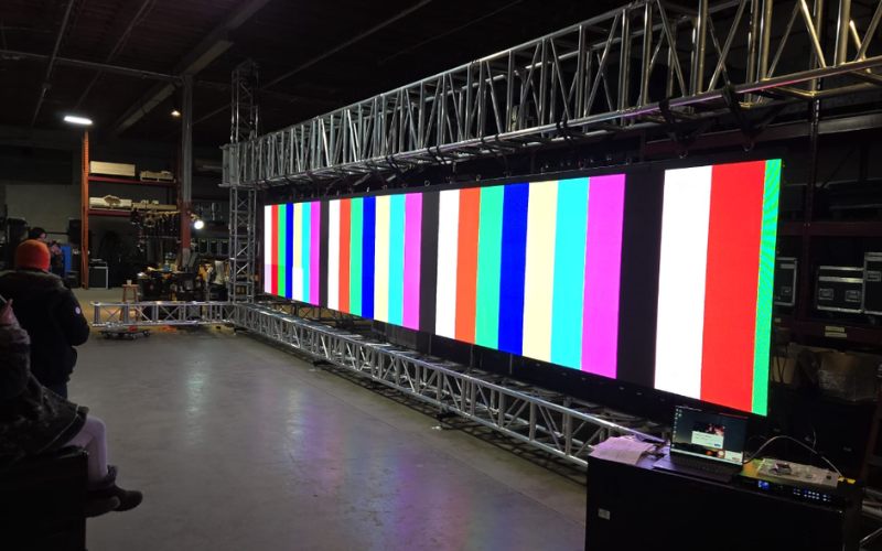 550x1500mm heavy-duty aluminum truss system for stage, lighting and LED display support