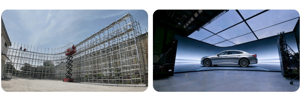 customized LED wall ground support solutions