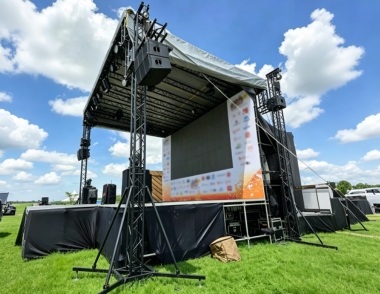 Smart Outdoor Staging: An 8×8×6m Lighting Truss System Designed for Real Conditions