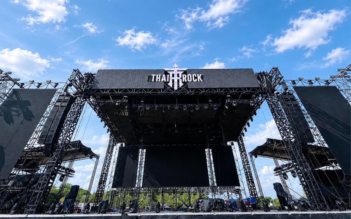 Heavy duty 20m span aluminum stage truss system for Thai Rock Fest 2026 Heavy duty 20m span aluminum stage truss system for Thai Rock Fest 2026
