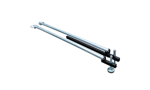 Adjustable outriggers for aluminum truss tower support Adjustable outriggers for aluminum truss tower support